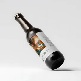 Amber Color Longneck Beer Bottle 06
